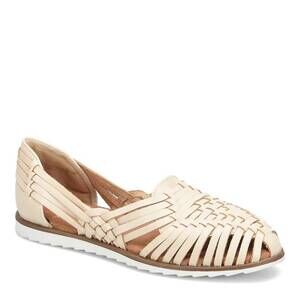 NEW COMFORTIVA women's rainer flats in cream/ivory